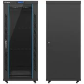 Szafy rack - Lanberg Szafa Rack 19 27U 600x600 FF02-6627L-12B z Termostatem - KONFIGURATOR WYPOSAŻENIA / DYSTRYBUTOR F.VAT 23% FF02-6627L-12B - miniaturka - grafika 1