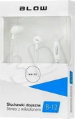 Słuchawki - Blow B-12 białe - miniaturka - grafika 1