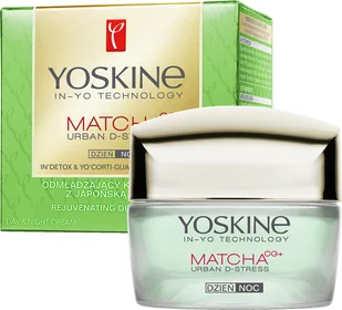 Yoskine Matcha Urban D-Stress Krem na dzień i noc 50ml - Kremy do twarzy - miniaturka - grafika 2