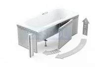 Obudowy do wanien - Schedpol Zabudowa styropianowa wanny prostokątnej - miniaturka - grafika 1