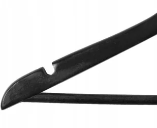 Wieszak drewniany RONDO komplet 10 szt czarny W.RONDO.CZA.10.FSC - Wieszaki do szafy - miniaturka - grafika 2