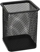 Przyborniki na biurko - NET Kubek kwadratowy siatka czarny B804 Net - miniaturka - grafika 1