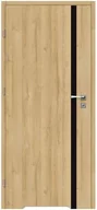 Drzwi wewnętrzne - Voster Skrzydło drzwiowe łazienkowe z podcięciem wentylacyjnym Tora 80 lewe dąb bawaria - miniaturka - grafika 1
