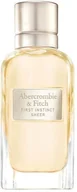 Wody i perfumy damskie - Abercrombie & Fitch Abercrombie&Fitch First Instinct Sheer 100 ml woda perfumowana - miniaturka - grafika 1