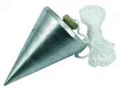 Poziomice, łaty, miary - Besttool PION MURARSKI ZE SZNUREM 160g 3m 645000 - miniaturka - grafika 1