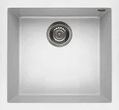 Zlewozmywaki - Elleci Komora QUADRA 102 BSO bianco G68 GRANITEK LGQ10268BSO - miniaturka - grafika 1