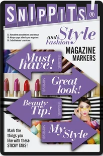 IF Snippits! Fashion and Style znaczniki moda i styl - Zakładki do książek - miniaturka - grafika 2