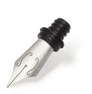 Pozostałe akcesoria barmańskie - PO Nalewak do wina PO Simplicity, srebrno-czarny, 9x3 cm - miniaturka - grafika 1