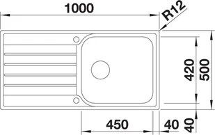 Blanco LIVIT XL 6S 518519 - Zlewozmywaki - miniaturka - grafika 3