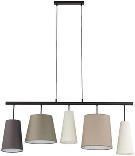 TK Lighting Lampa wisząca zwis oprawa Pedro 5x60W E27 brąz 1908 - Lampy sufitowe - miniaturka - grafika 2