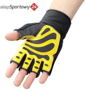 HMS RĘKAWICZKI DO ĆWICZEŃ CZARN-ŻÓŁT ROZM XXL 17-63-204 - Rękawice do ćwiczeń - miniaturka - grafika 5