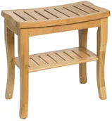 Akcesoria łazienkowe - Taboret łazienkowy BAMBUS EVG - miniaturka - grafika 1