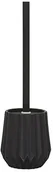 Akcesoria do wc - Sealskin borsukowe uchwyt na szczotkę WC Arte, porcelana, czarna 362500519 - miniaturka - grafika 1