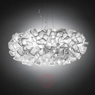 Slamp Clizia lampa wisząca, 78 cm, biała - Lampy sufitowe - miniaturka - grafika 2