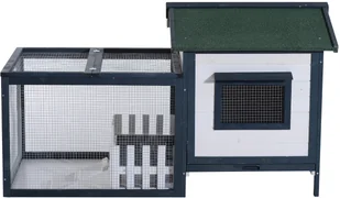 PawHut ZAGRODA WYBIEG DOMEK DLA KRÓLIKÓW GRYZONI - Klatki dla gryzoni - miniaturka - grafika 2