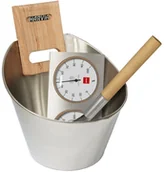 Pozostałe akcesoria do kąpieli i SPA - Harvia Zestaw akcesoriów do sauny Harvia steel SA006 - miniaturka - grafika 1