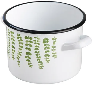 Lumarko Lumarko eukaliptus garnek prosty 5,8l śr.22cm wys.16cm biały 5907508173630 - Garnki - miniaturka - grafika 2