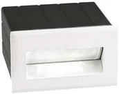 Lampy ogrodowe - Lucide Wpust LAMPA ścienna KRYPTON 726403 schodowa OPRAWA prostokątna LED 1,5W zewnętrzna do zabudowy outdoor IP54 biała 726403 - miniaturka - grafika 1