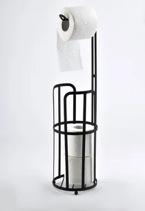 Lumarko Lumarko Zac black stojak na papier 16,5c16,5xh:62cm! HTWM2338 3 Mondex - Pozostałe akcesoria kuchenne - miniaturka - grafika 2