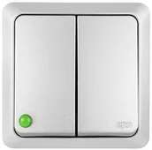 Gniazdka elektryczne - Elektro-Plast Łącznik Berg świecznikowy srebrny - miniaturka - grafika 1