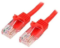 Kable komputerowe i do monitorów - StarTech com 0.5m Red Cat5e / Cat 5 Snagless Ethernet Patch Cable 0.5 m - patch cable - 50 cm - red 45PAT50CMRD - miniaturka - grafika 1