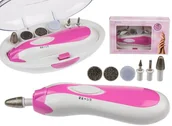 Pozostałe urządzenia kosmetyczne - OOTB Frezarka do paznokci, biało-różowa - miniaturka - grafika 1