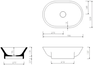 Marmorin Liva 500 48,6x32 (PU055010486) - Umywalki - miniaturka - grafika 6