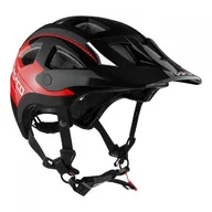 Kaski rowerowe - CASCO Kask rowerowy MTBE 2 black red M - miniaturka - grafika 1