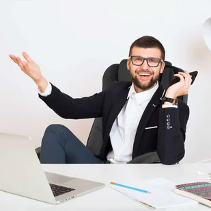 Fotel biurowy, krzesło biurowe Sofotel Fotel biurowy Sofotel Porto - materiałowy czarny 2438 - Fotele i krzesła biurowe - miniaturka - grafika 11