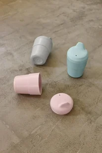 Lassig Kubek z silikonową pokrywką z dziubkiem Little Chums Kot solution-bc-7420-0 - Miseczki i talerzyki dla dzieci - miniaturka - grafika 7