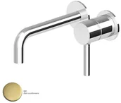 Baterie podtynkowe - Zucchetti Pan Bateria umywalkowa podtynkowa złoto szczotkowane ZP6030.C41 - miniaturka - grafika 1