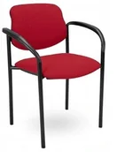 Fotele i krzesła biurowe - Nowy Styl Krzesło biurowe do poczekalni recepcji STYL ARM - miniaturka - grafika 1