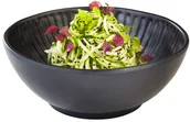 Wyposażenie lokali gastronomicznych - APS Miska okrągła z melaminy 1,2 l, czarna | Aiko 84337 - miniaturka - grafika 1