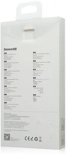 Baseus Przeźroczyste Etui Simple do iPhone 13 Pro Max białe - Etui i futerały do telefonów - miniaturka - grafika 7