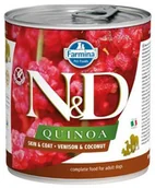 Mokra karma dla psów - Farmina N&D DOG QUINOA VENISON & COCONUT 285G + 285G PND285021X2 - miniaturka - grafika 1