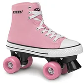 Rolki - Roces Chuck Classic wrotki, różowy 550030-002 pink white - miniaturka - grafika 1