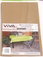 Obrusy i serwetki - OBRUS OGRODOWY OKRĄGŁY 160 cm beżowy - miniaturka - grafika 1