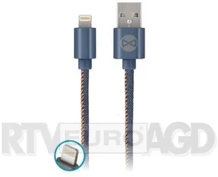 FOREVER USB-Lightning 1M jeans - Kable USB - miniaturka - grafika 2