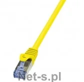 LogiLink Kabel sieciowy CQ3077S CAT 6A S/FTP AWG 26/7 RJ45 5 m Żółty - Patchcordy - miniaturka - grafika 3