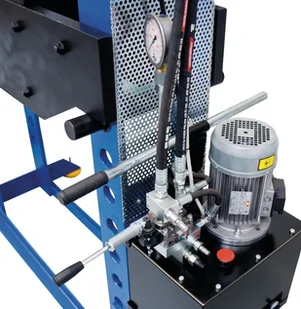 Metallkraft 322 DOSTAWA GRATIS! 32269385 Warsztatowa prasa hydrauliczna WPP 100 HBK D 1500 moc 100 T silnik 1,5kW 400V) 69385-uniw - Prasy - miniaturka - grafika 12