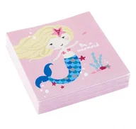 Obrusy i serwetki - Serwetki Be a Mermaid 25x25 - miniaturka - grafika 1