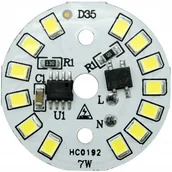 Podzespoły elektroniczne - Moduł Led 7W 690lm Biały 35mm dioda pod 230V Smd - miniaturka - grafika 1