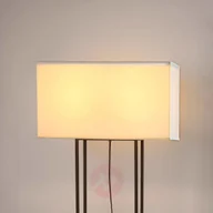 Lampy stojące - Faro Lorefar Prostoliniowa tekstylna lampa stojąca Vesper - miniaturka - grafika 1