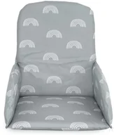 Krzesełka do karmienia - Jollein Poduszka na krzesełko do karmienia, tęcze, szara Smits Assen - miniaturka - grafika 1