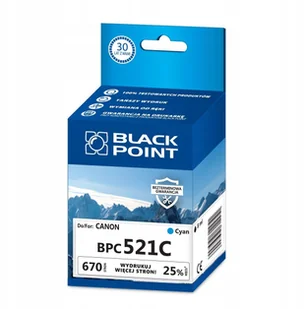 Black Point BPC521C zamiennik Canon CLI-521C - Tusze zamienniki - miniaturka - grafika 2