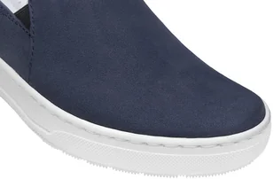 Simen wsuwane Slip On 0772 Granatowe 27386 - Slip on damskie - miniaturka - grafika 5