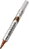 Markery do tablic - Pentel Marker suchościeralny MAXIFLO 4mm z tłoczkiem brązowy MAP.054 - miniaturka - grafika 1
