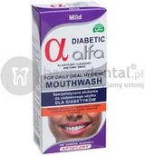 Płyny do płukania jamy ustnej - Atos ALFA DIABETIC Mild 200ml - specjalistyczna płukanka dla DIABETYKÓW do stosowania bezpośrednio przed i po zabiegach implantacji lub ekstrakcji zęba - miniaturka - grafika 1
