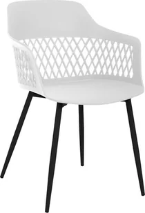 BIAŁE KRZESŁO NOWOCZESNE LUCIA - Krzesła - miniaturka - grafika 2