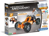 Zabawki konstrukcyjne - Clementoni Laboratorium mechaniki Lazik i Quad 60954 - miniaturka - grafika 1